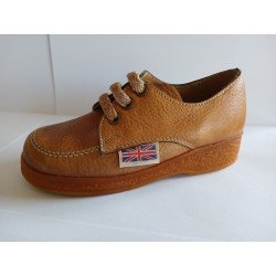 Classic British Tan Leather Kids' Shoe